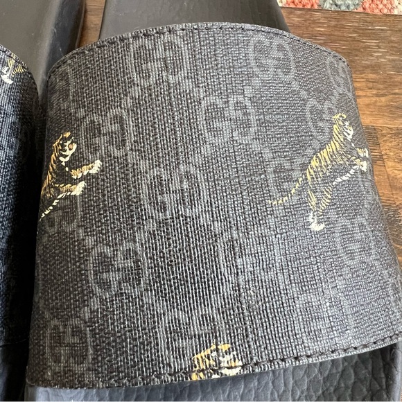 GUCCI GG Supreme Tiger Slide Sandals Gucci Size 10 US10.5 - Picture 6 of 15